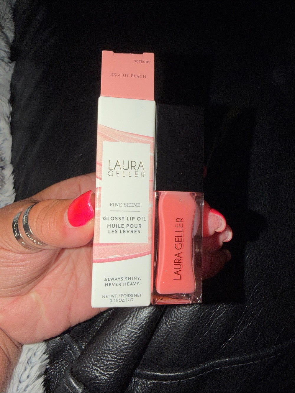 Laura Geller Glossy Lip Oil Beachy Peach - Peach Shine